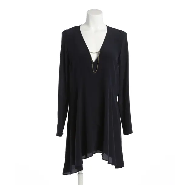 Dress, in Navy, Silk, Patrizia Pepe