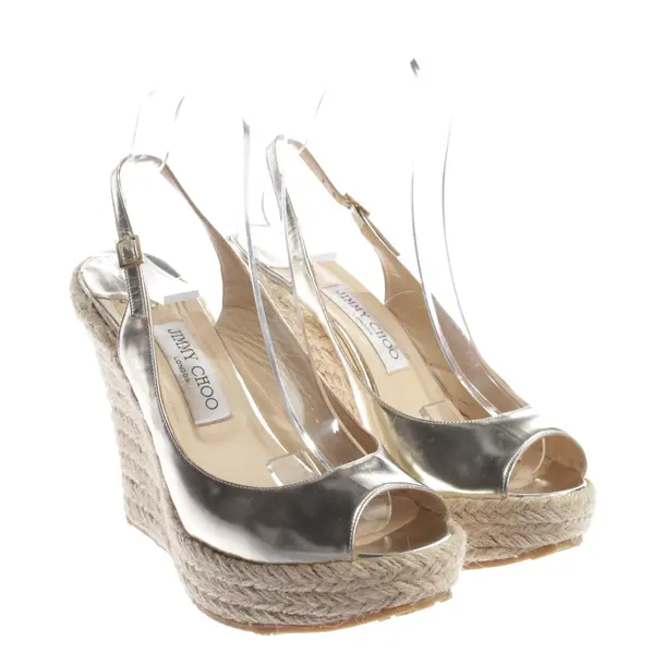 Wedges, in Gold, Jimmy Choo