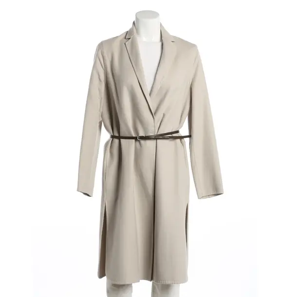 Mid-Season Coat, in Light Gray, Wool, Fabiana Filippi