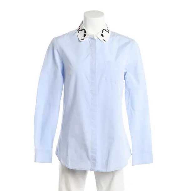 Blouse, in Light Blue, Cotton, Max Mara