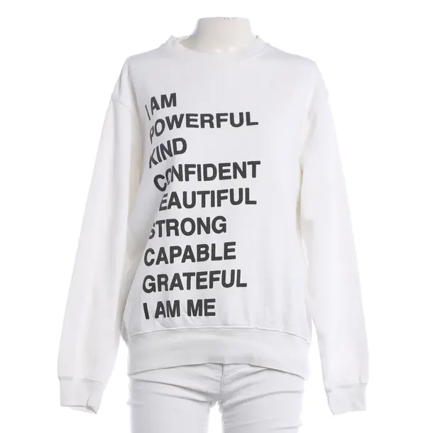 Sweatshirt, in White, Cotton, Anine Bing