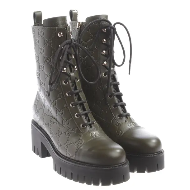 Boots, in Olive Green, Gucci