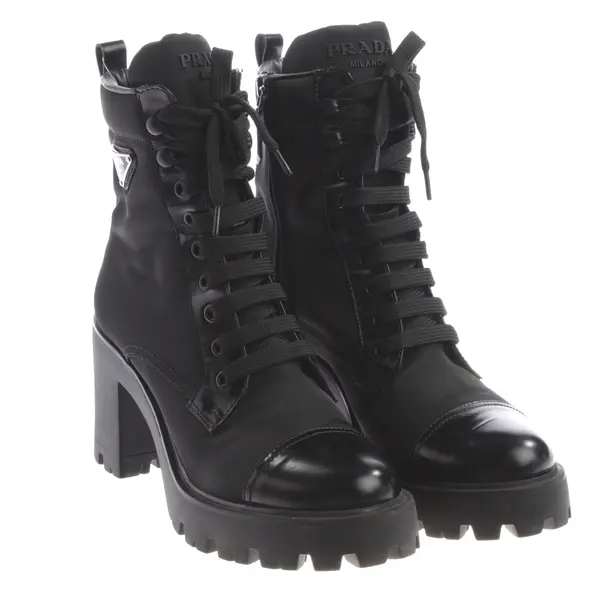 Stiefeletten, in Schwarz, Prada