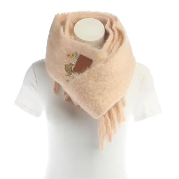 Scarf, in Peach, Polyester, Loewe