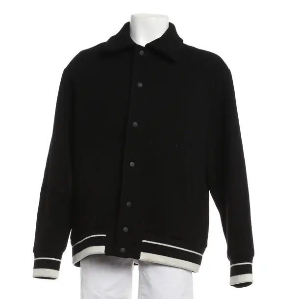 Mid-Season Jacket, in Black, Wool, Holzweiler