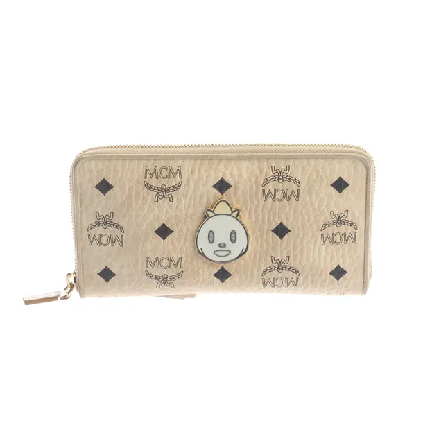 Portafoglio, in Beige, Pelle, MCM