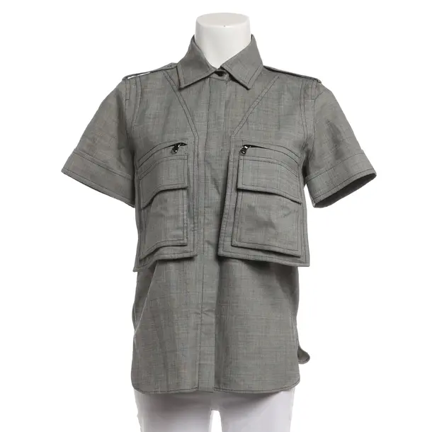Bluse, in Grau, Wolle, Max Mara