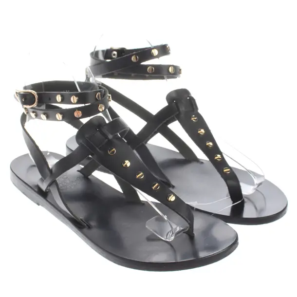 Sandals, in Black, Ancient Greek Sandals
