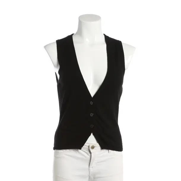 Vest, in Black, Wool, GC Fontana