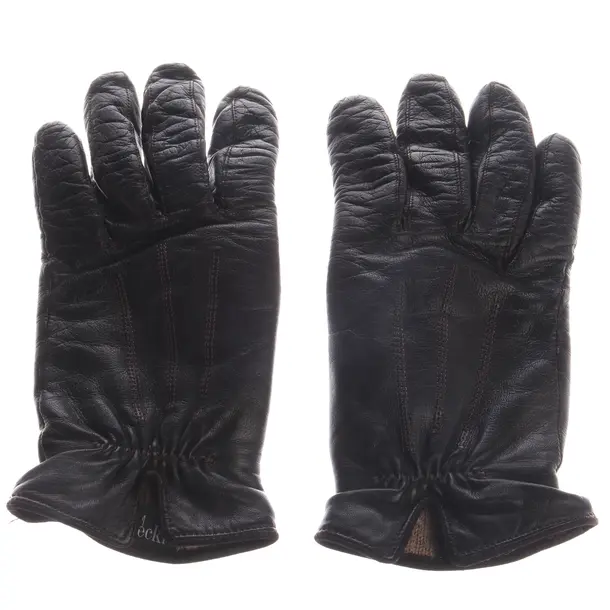 Lederhandschuhe, in Dunkelbraun, Leder, Roeckl