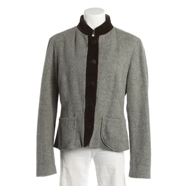 Blazer, in Light Gray, Wool, Luis Trenker