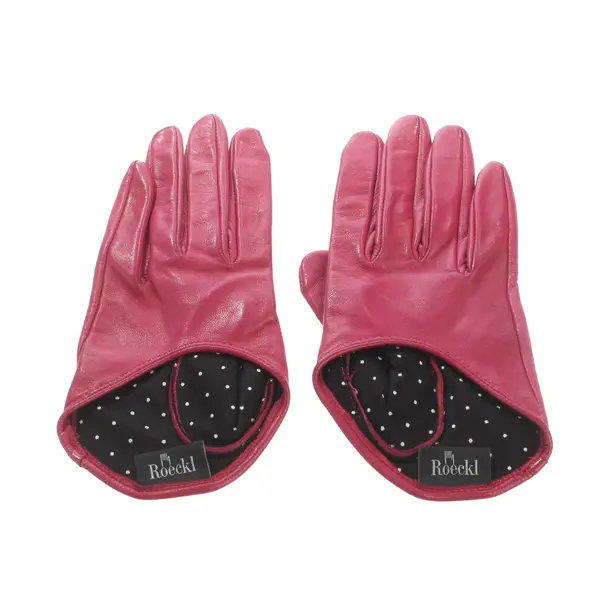 Leather Gloves, in Pink, Leather, Roeckl