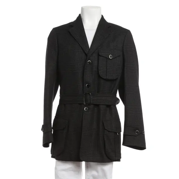 Overcoat, in Black, Viscose, Armani Collezioni