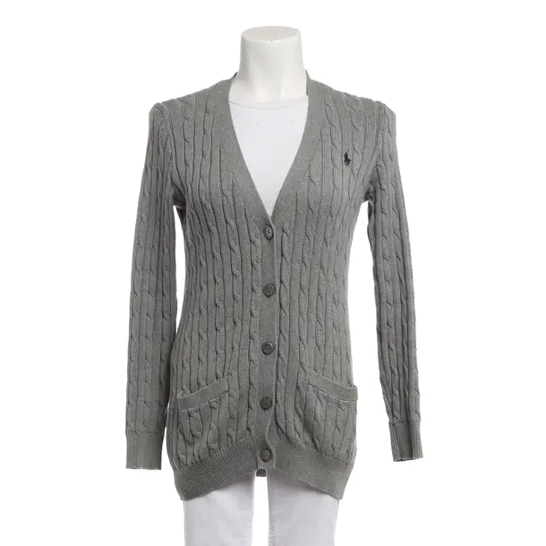 Strickjacke, in Dunkelgrau, Baumwolle, Polo Ralph Lauren