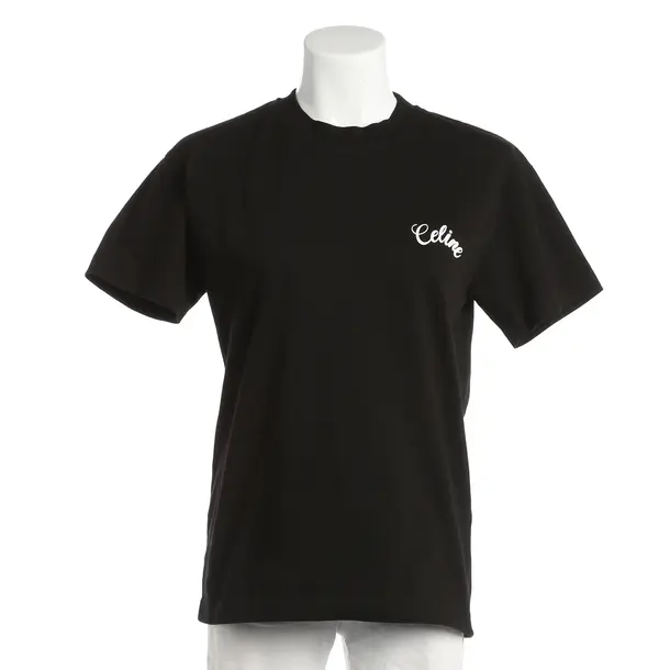 Shirt, in Black, Cotton, Céline