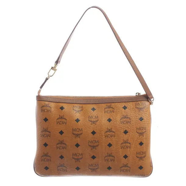 Shoulder Bag, in Brown, Leather, MCM