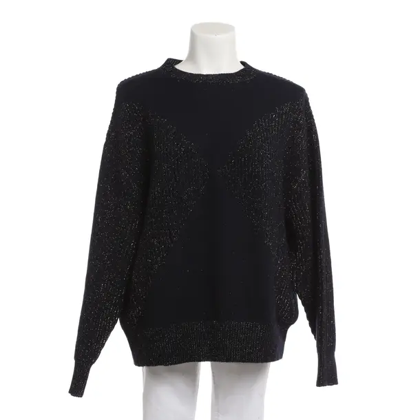 Pullover, in Navy, Wolle, Closed