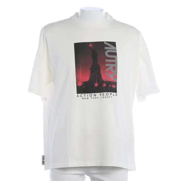 T-Shirt, in White, Cotton, Autry