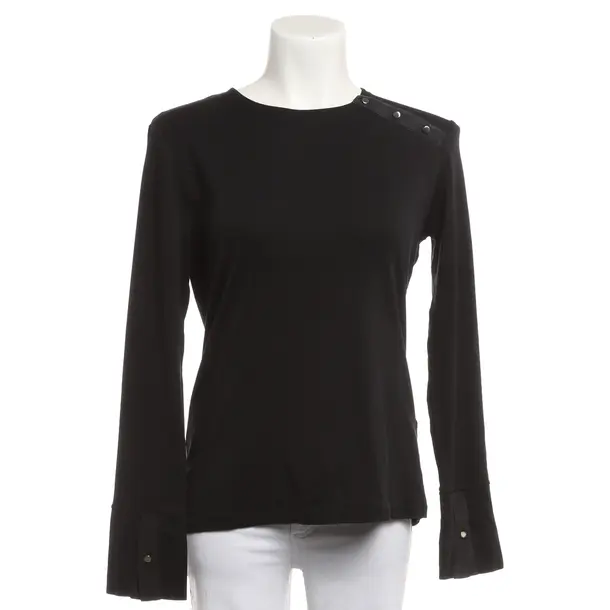 Long Sleeve Shirt, in Black, Cotton, Marc Cain