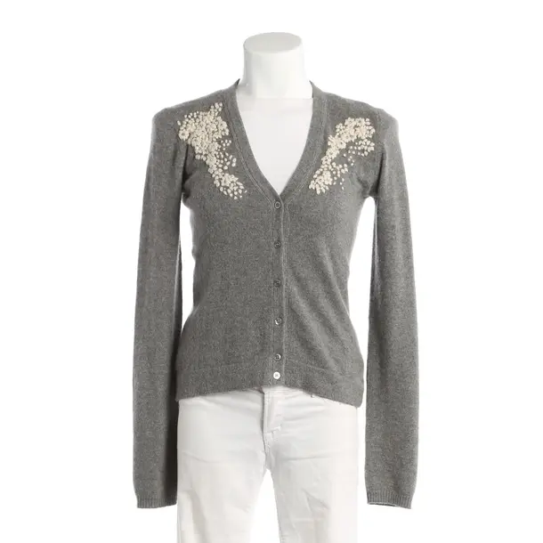 Cardigan, in Gray, Cashmere, Max Mara