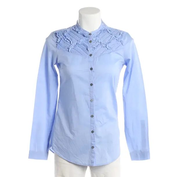Blouse, in Light Blue, Cotton, Van Laack