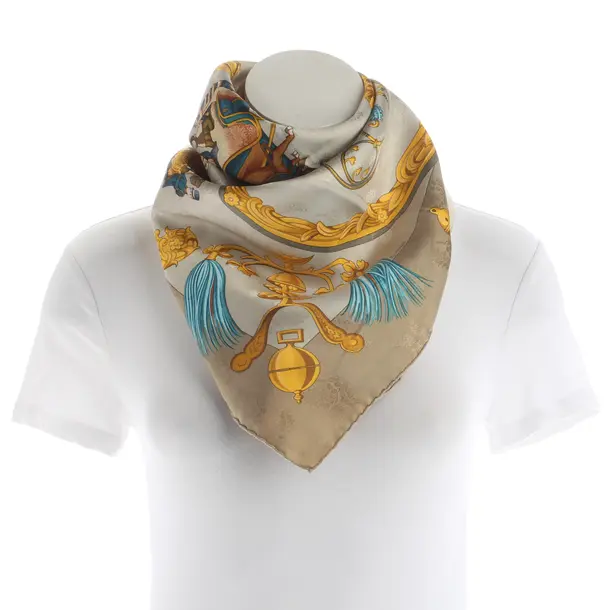 Shawl, in Multicolored, Silk, Hermès