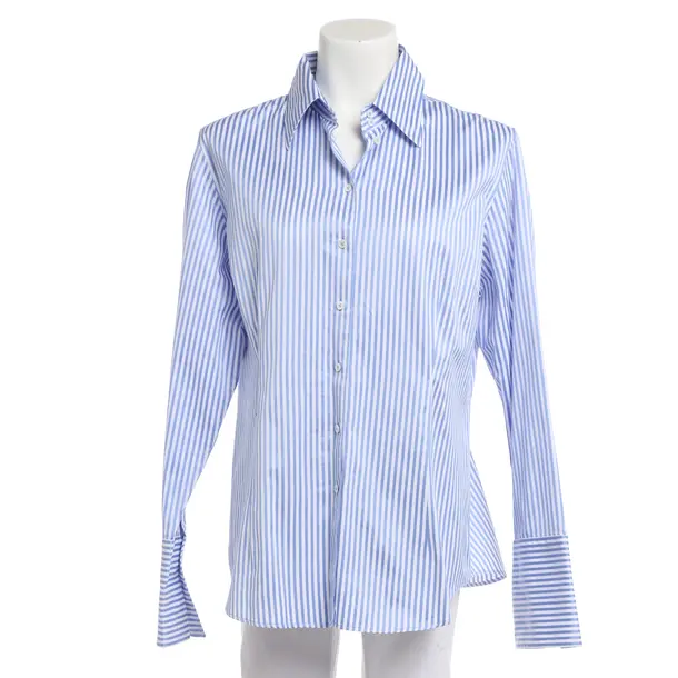 Blouse, in Light Blue, Cotton, Van Laack