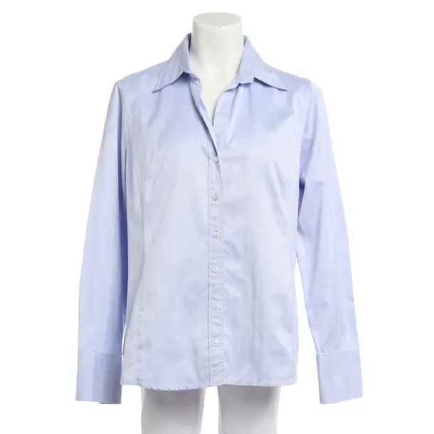 Bluse, in Hellblau, Baumwolle, Van Laack