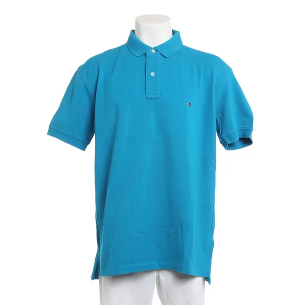 Polo, in Blu, Cotone, Tommy Hilfiger