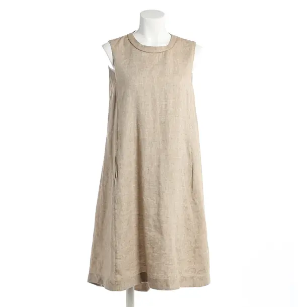Kleid, in Hellbraun, Leinen, Fabiana Filippi