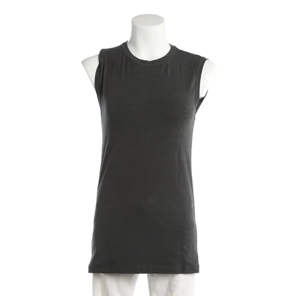 Top, in Dunkelgrau, Baumwolle, Brunello Cucinelli