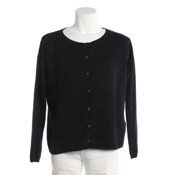 Cardigan, in Navy, Cashmere, Jardin des Orangers