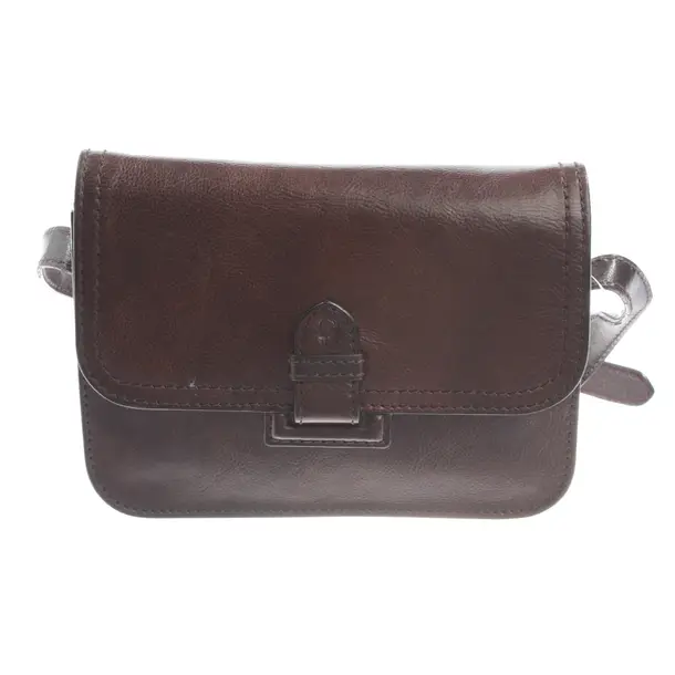 Shoulder Bag, in Brown, Leather, Aigner