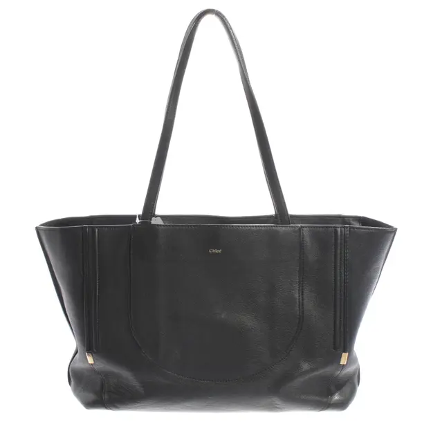 Schultertasche, in Schwarz, Leder, Chloé