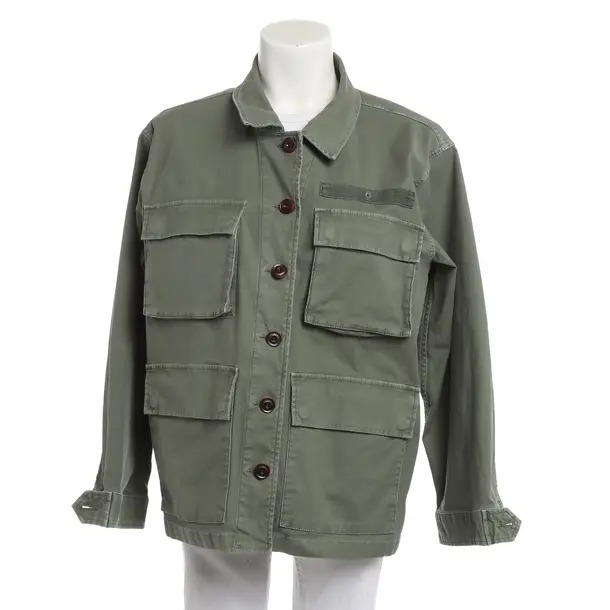 Sommerjacke, in Dunkelgrün, Baumwolle, Closed