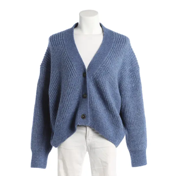 Strickjacke, in Blau, Polyimid, Closed