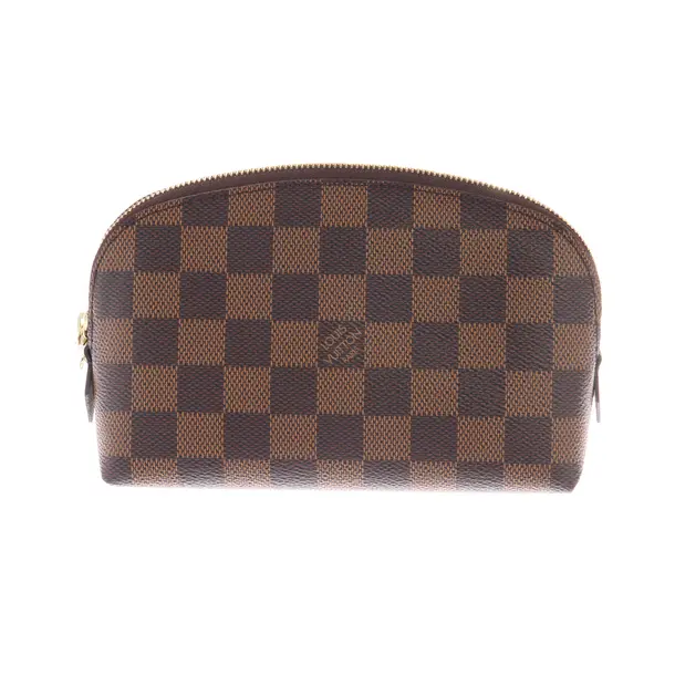 Kosmetiktasche, in Dunkelbraun, Leder, Louis Vuitton