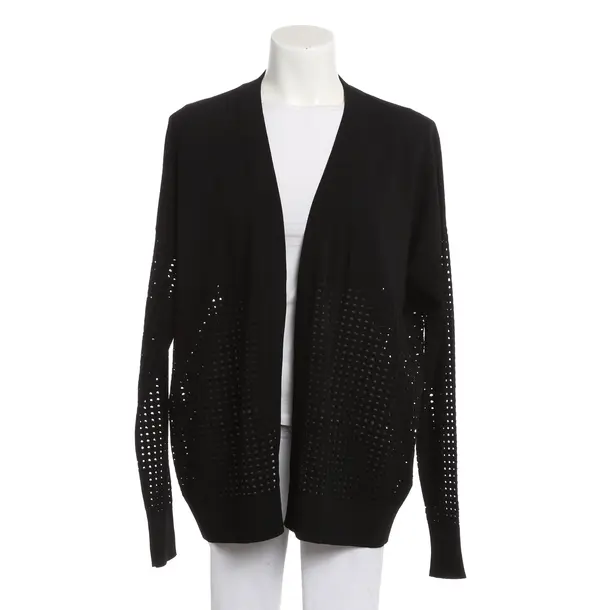 Cardigan, in Nero, Viscosa, Bordo fine