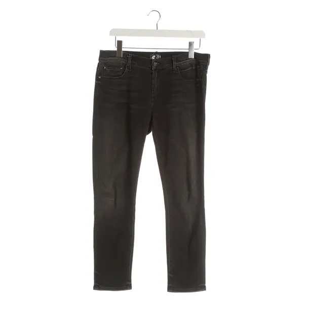 Jeans Straight Fit, in Schwarz, Baumwolle, Mother
