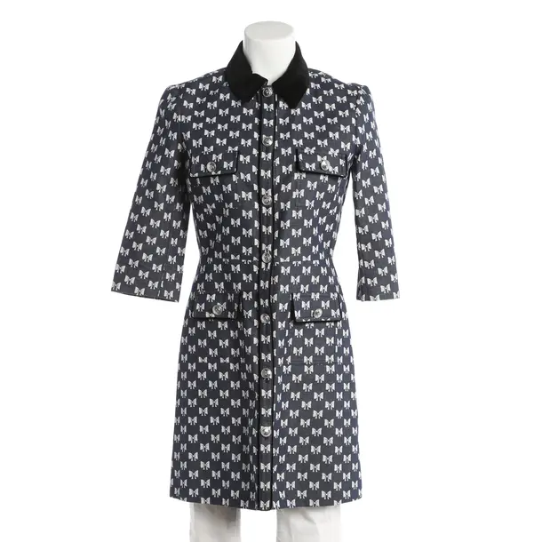 Summer Coat, in Blue, Cotton, Maje