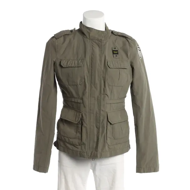 Giacca mezza stagione, in Verde, Cotone, Blu USA