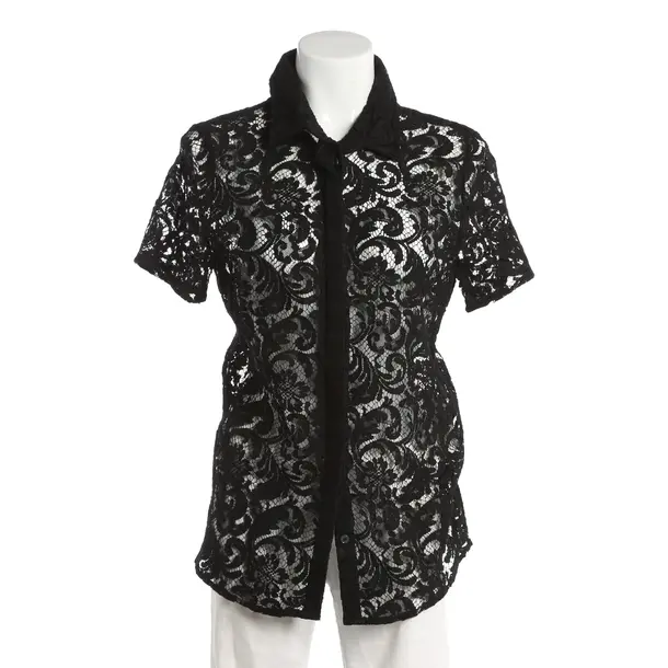 Bluse, in Schwarz, Baumwolle, Burberry London