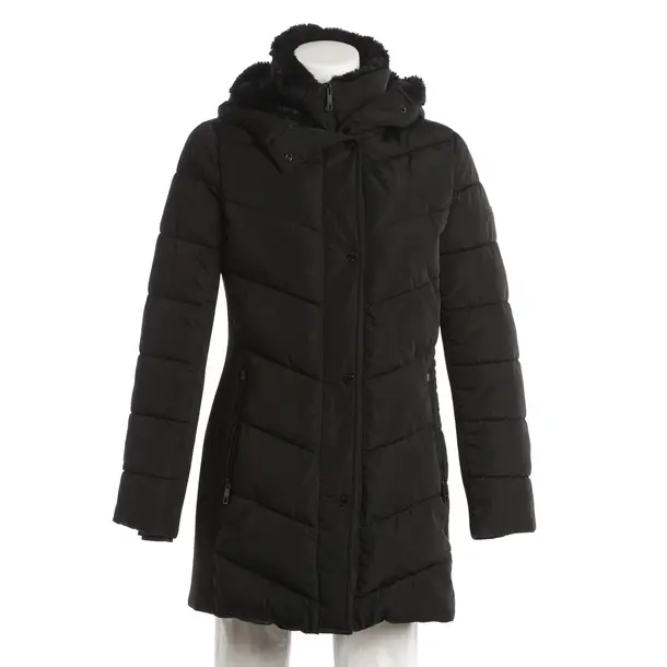 Mid-Season Coat, in Black, Polyester, Calvin Klein