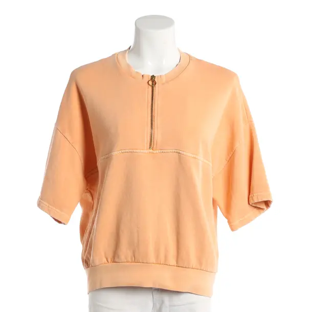 Shirt, in Orange, Baumwolle, Closed