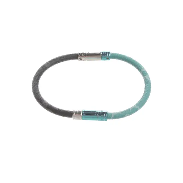 Bracelet, in Black, Leather, Louis Vuitton