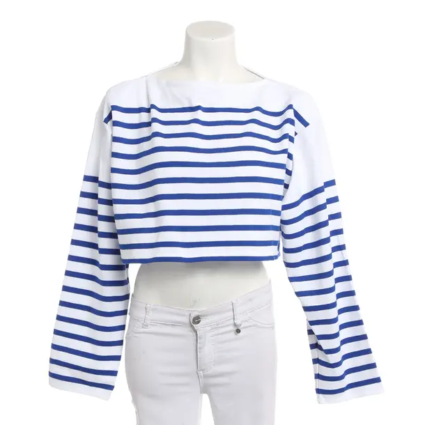 Sweatshirt, in Blau, Baumwolle, Jean Paul Gaultier