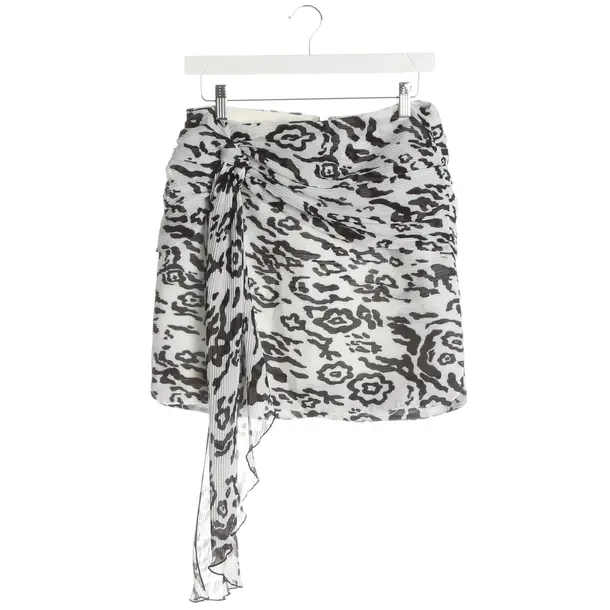 Skirt, in White, Polyester, self-portrait