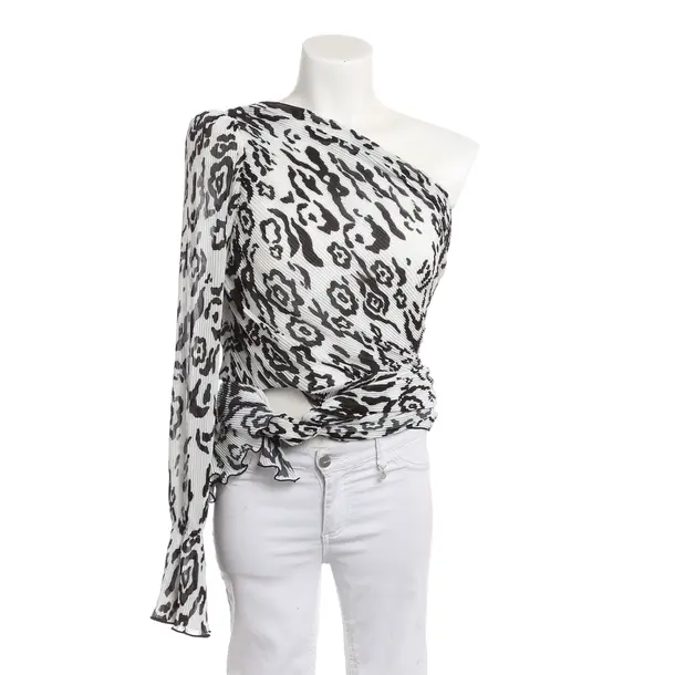 Blouse, in White, Polyester, self-portrait