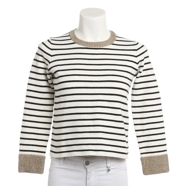 Jumper, in White, Cotton, Maje