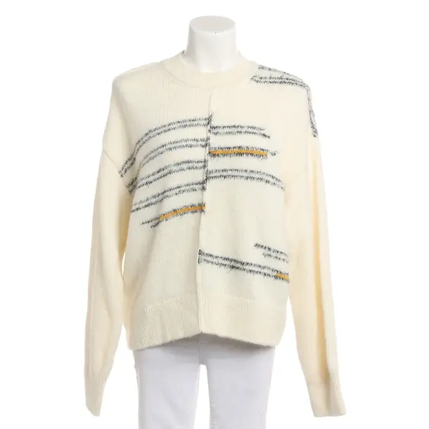 Maglione, in Crema, Poliammide, Chiuso